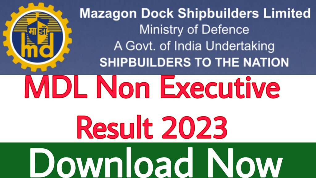 MDL Non Executive Result 2023