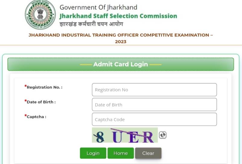 JSSC Instructor Admit Card 2023 Download