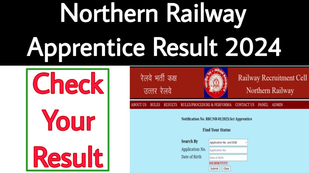 Northern Railway Apprentice Result 2024