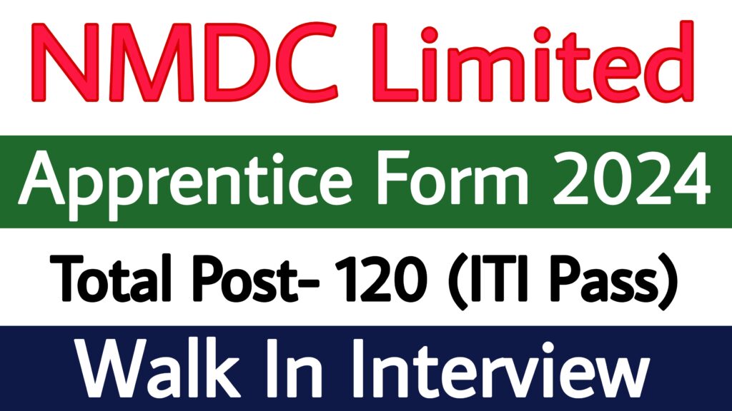 NMDC Limited Apprentice Form 2024