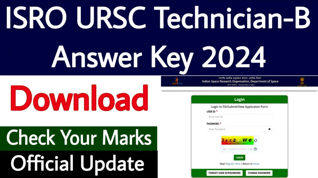 ISRO URSC Technician-B Answer Key 2024